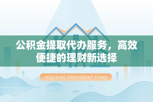 红河公积金提取代办服务，高效便捷的理财新选择
