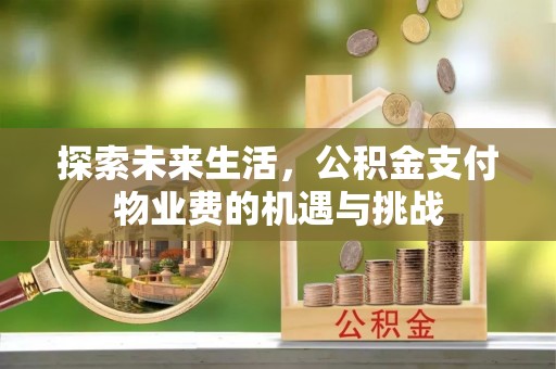 红河探索未来生活，公积金支付物业费的机遇与挑战