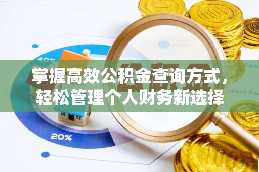 红河掌握高效公积金查询方式，轻松管理个人财务新选择